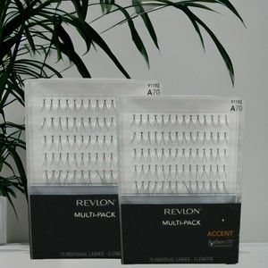 Revlon Individual Lashes Multi-Pack Accent 91192 70x2 Featherlite Three Lengths
